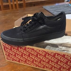 Vans All-Black Low-Top Shoes